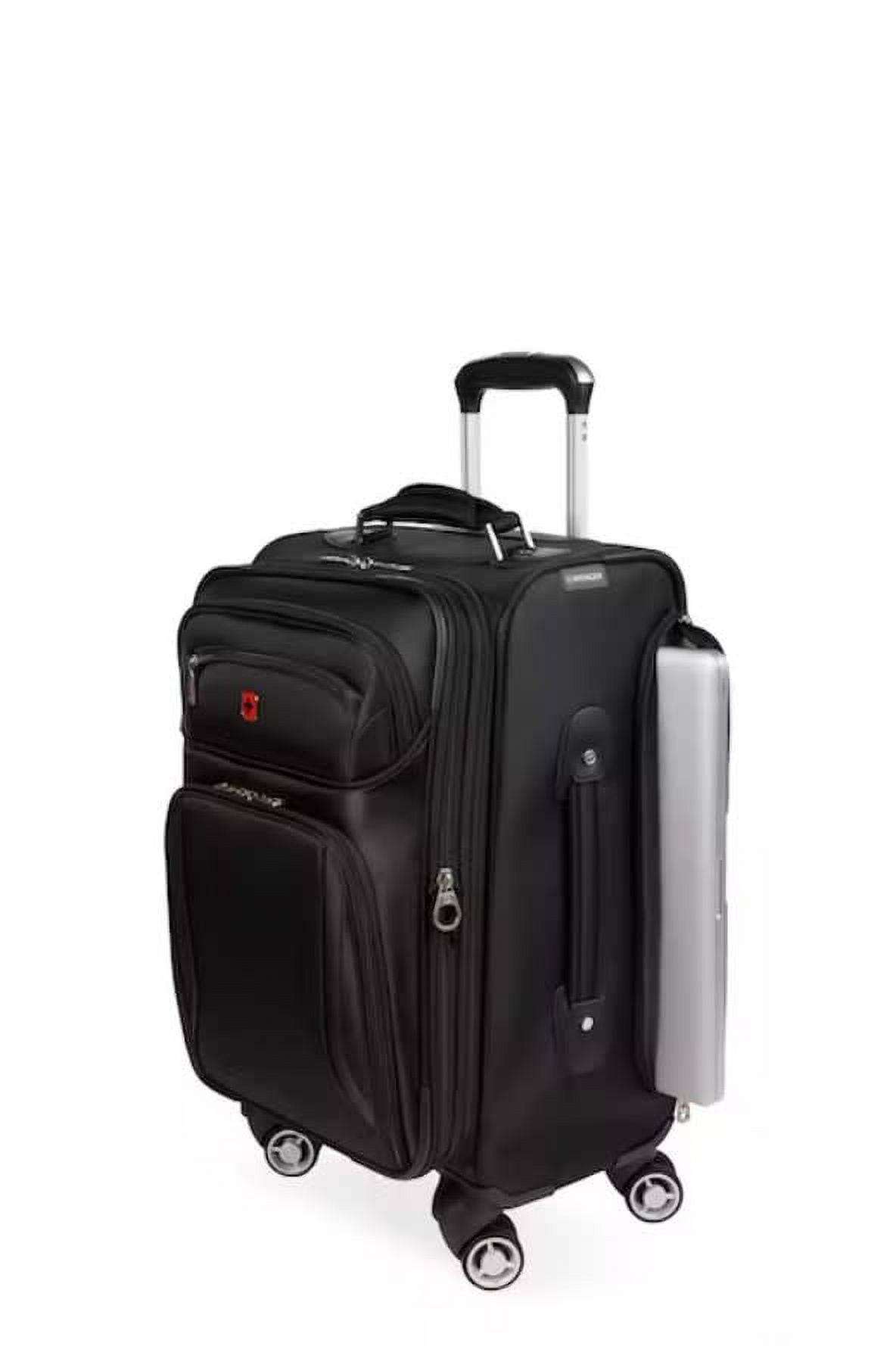 Wenger Identity Expandable Laptop Carry On Spinner Luggage Black Walmart