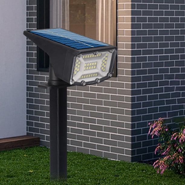 Luces de pared con energía solar, bombillas LED, de decoración, lámpara de césped, luz de inserción de para jardín, paisaje, , 50 LED CUTICAT Luces de pared de lámpara de césped