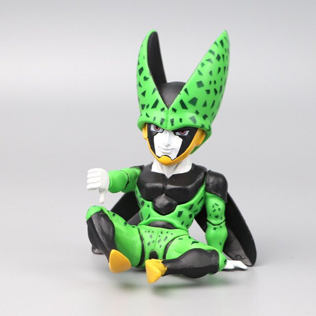 Dragon Ball Z Anime Doll Vegeta Majin Buu Goku Frieza Sharu Super Saiyan Anime Action Doll Collection Model Toy Ashtray Broly Fivean unisex