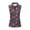 US Flag Poppy Print, variant on HUIACONG USA Flag Floral Vintage Print Sleeveless Golf Shirt, Long Use Golf Sleeveless Top for Athletic Outdoor, Comfort Lightweight Women's Golf Shirt