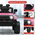 thumbnail image 3 of CazToi Camión Infantil 12V 4x4 Control Remoto Bluetooth Luces LED Ruedas EVA, 3 of 8