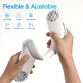 thumbnail image 3 of Toystoory Nuevo verano creatividad ventilador de cuello de refrigeración Personal USB recargable cuello ventilador portátil ajustable enfriador de aire Electrodomésticos Toystoory HA006434-00B, 3 of 6