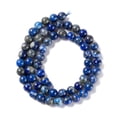 thumbnail image 2 of 5 Strand Natural Lazuli Smooth Round Beads Strands 6mm Hole: 1mm about 58~60pcs/strand 15 inch, 2 of 4