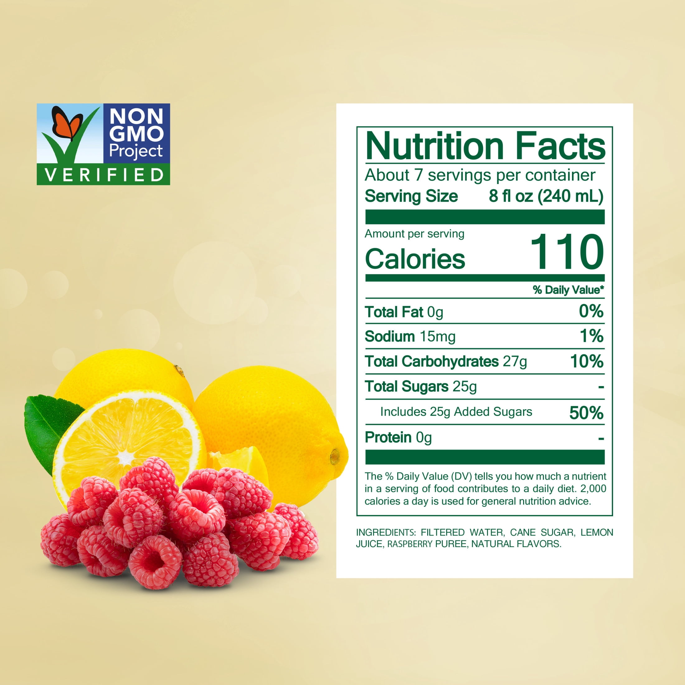 Simply Lemonade with Raspberry Bottle, 52 fl oz