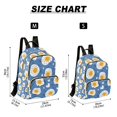 thumbnail image 2 of FORMRS Mini Backpack Purse for Women Quilted Travel Daypack Casual Shoulder Bag, Cute Fried Eggs, 2 of 7