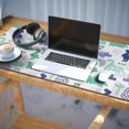 thumbnail image 3 of Long Mouse Pads for Desk,Blue Green Dinosaurs Geometric Pattern Desk Mats on Top Of Desks, Desk Mouse Pad Extra Large with 3mm Non-Slip Base and Stitched Edge for Gaming,Office,Work,Home 35.4"x15.7", 3 of 6