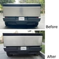 thumbnail image 4 of 4pc Set Exact Fit Rear Bumper Reflector & Rear Side Marker Black-Out Smoked Cover Lenses For Tesla CyberTruck Cyber Truck, 4 of 8