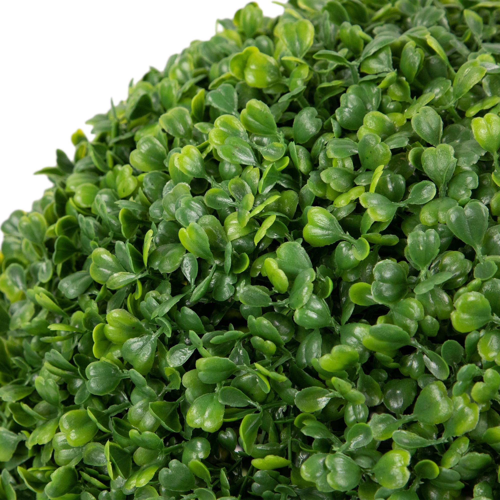 15" Two Tone Green Boxwood Artificial Topiary Garden Ball