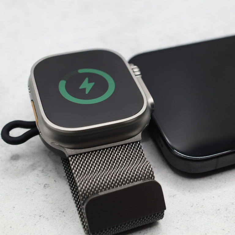 USB C Compact Charger for Apple Watch Ultra Wireless Magnetic Fast Charging Compatible with Apple Watch Ultra 2 Series 9 8 7 6 5 4 3 SE Travel Pod