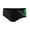 Black/Green, variant on Speedo Mercury Splice Brief Chlorine Resistant Spandex Swimwear Bottoms