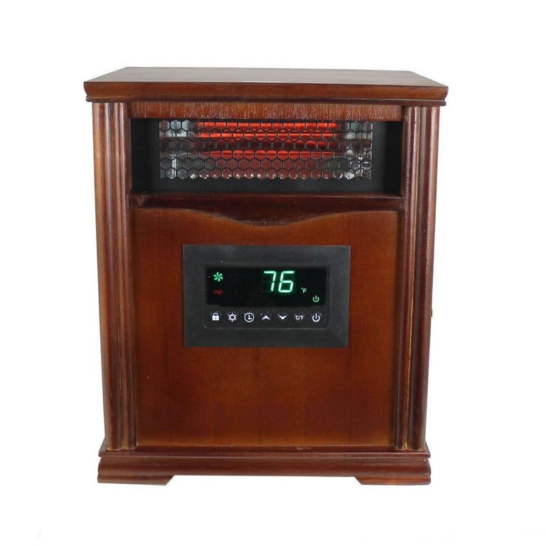 LifeSmart LifePro 4 Element 1500W Electric Infrared Quartz Space Heater -  Walmart.com