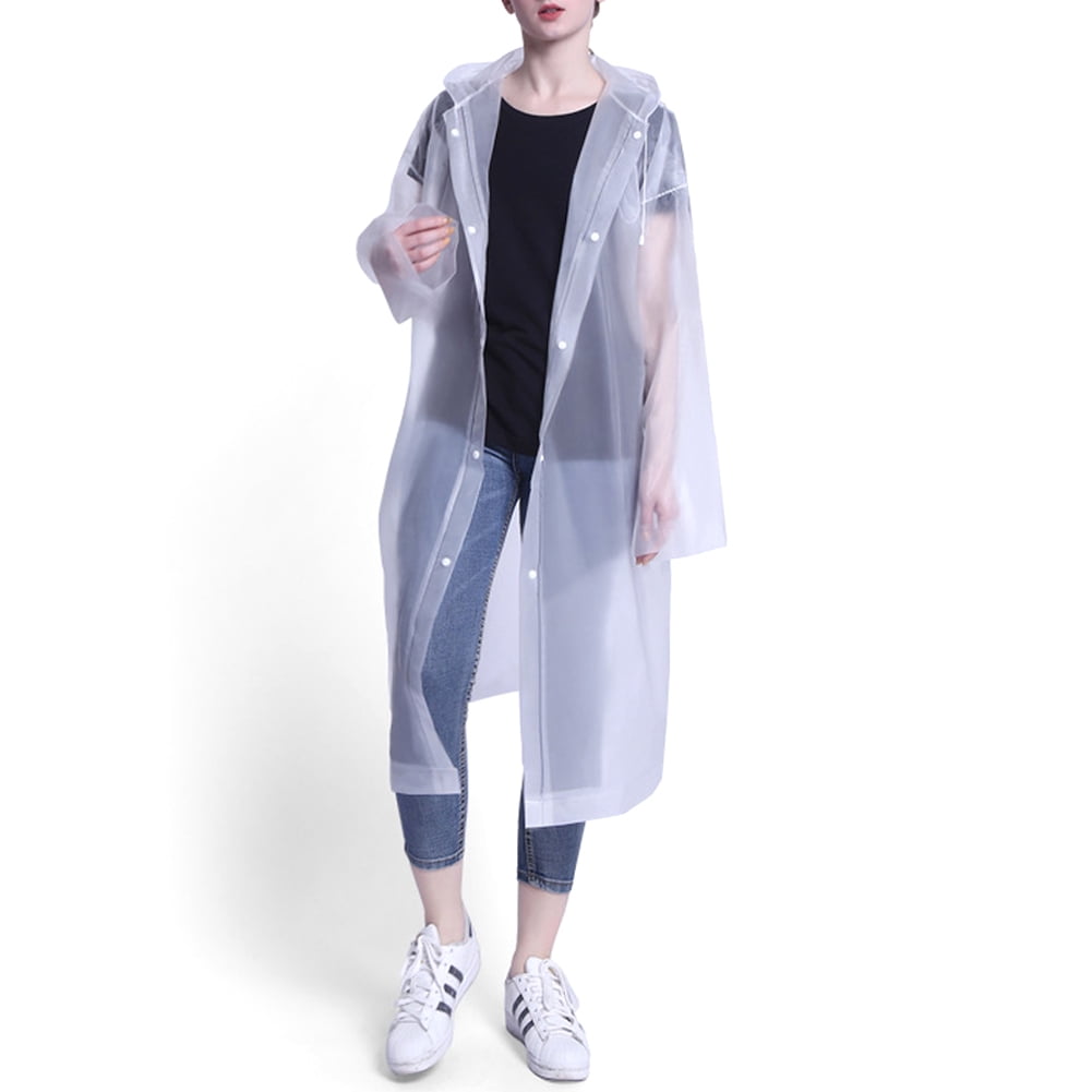 Womens Rain Poncho Stylish Waterproof 