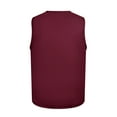 thumbnail image 4 of TOPTIE Adult Volunteer Work Vest Event Supermarket Apron Vests - Burgundy, 4 of 8