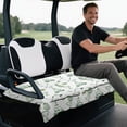 thumbnail image 4 of Bulopur Golf Seat Covers for Cart Non Slip Golf Cart Seat Blanket with 4 Front Pockets Compatible with EZGO, Yamaha, Club Car, 4 of 8