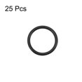 thumbnail image 2 of Unique Bargains Fluorine Rubber O Rings 11mm OD, 9mm Inner Diameter, 1mm Width, Seal Gasket Black 25Pcs, 2 of 3