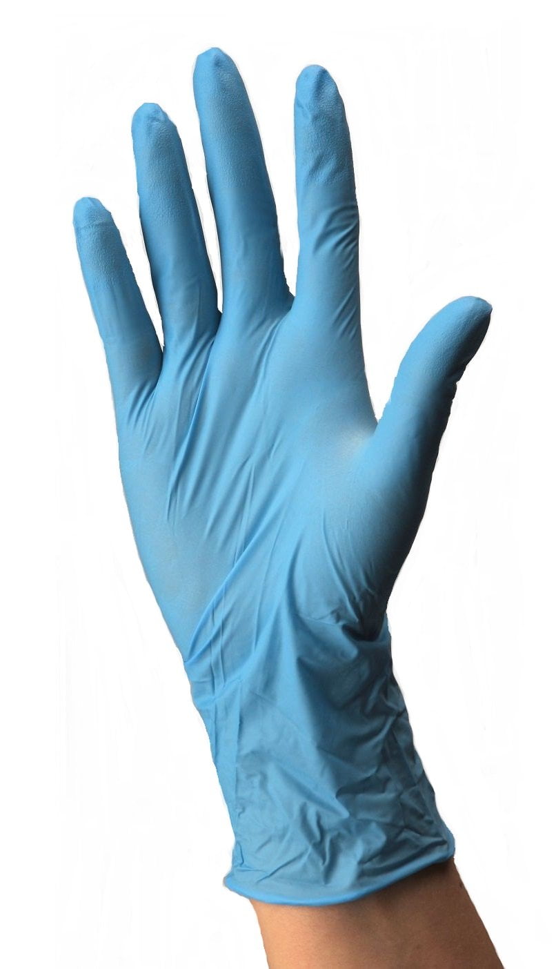 558817NBBX Esteem Stretchy Nitrile Gloves, Medium, Blue