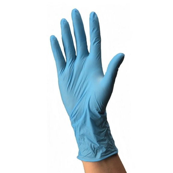 558817NBBX - Esteem Stretchy Nitrile Gloves, Medium, Blue