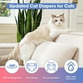 thumbnail image 4 of Cat Diapers, Stretchy Waist Wraps for Male & Female Cats, Heat Period Pink, Super Absorbent Leak-Proof Disposable Diapers for Cats & Dogs, 4 of 9