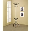 Kiefer Coat Rack with 12 Hooks Black