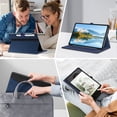 thumbnail image 4 of Fintie Case for Samsung Galaxy Tab S10 Lite/ S10 FE/ S9 FE 5G 10.9 Inch/Tab S9 11 Inch, Multi-Angle Viewing Protective Cover with Pocket, Auto Sleep/Wake, Navy, 4 of 9