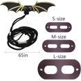 thumbnail image 2 of Adjustable Lizard Leash with Wings for Reptiles and Bearded Dragon Gecko Leash for Small Animal (S, M, L, ), 2 of 5