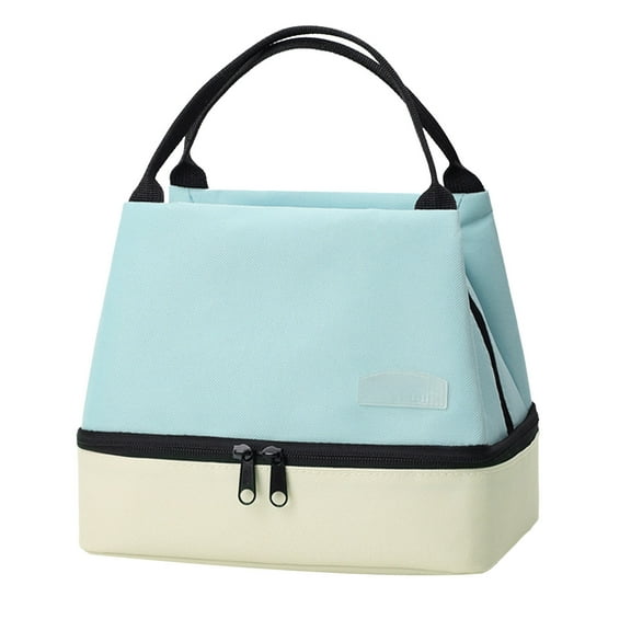 ZestqaQ Insulated Lunch Bag, Waterproof Lunch Box, Freezable Cooler Bag, Portable Picnic Tote, Adjustable Shoulder Strap for Work and Travel