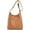 Brown, variant on Kukuzhu Shoulder Bag Women Soft Fashion Hobo Bag Casual Leather Large Shopping Traveling Tote Bag Purse