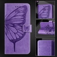 thumbnail image 3 of Case for Motorola Moto Edge 50 Fusion Wallet PU Leather Flip Case with Card Slots Kickstand Magnetic Shockproof Protective Phone Cover, Purple, 3 of 7