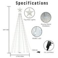 Christmas Cone Tree Light 6FT 265 LED Light Show with 46 Modes DIY