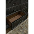 thumbnail image 3 of Beaumont Lane 11 Drawers Traditional Wood Dresser in Deep Brown, 3 of 4
