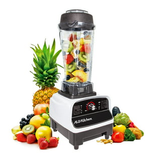10 Speed Heavy-Duty Commercial Blender Equipped 304 Stainless Steel Jar  With LED Smart Time Set 35000 RPM 2HP 110 V Red Color