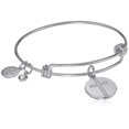 thumbnail image 1 of Halos & Glories, Cross Shiny Silver Bangle Bracelet, 1 of 4