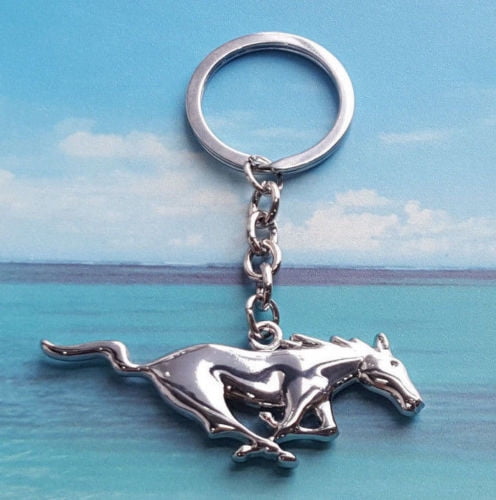 Running Horse Mustang Horse Keychain Metal Keychain Ford Mustang Keychain Ford Mustang 3D Car Key Ring