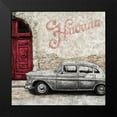 thumbnail image 2 of Zheng, James 12x12 Black Modern Framed Museum Art Print Titled - Streets of Havana 2, 2 of 5