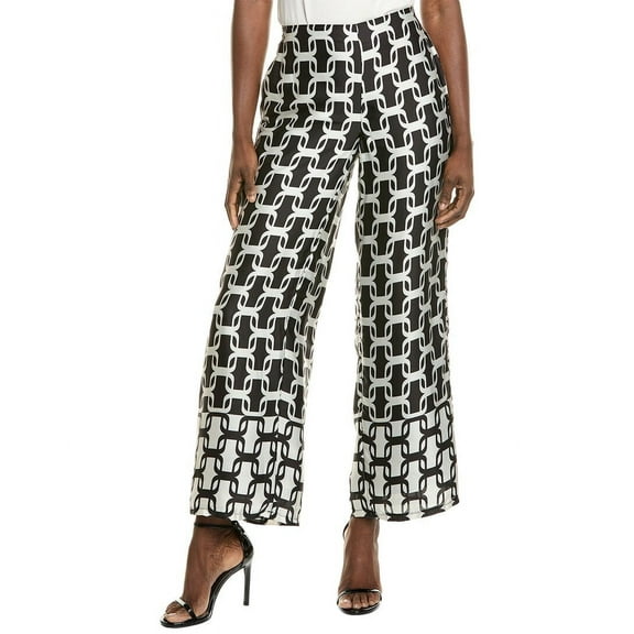 T Tahari womens  Wide Leg Pant, m, Black