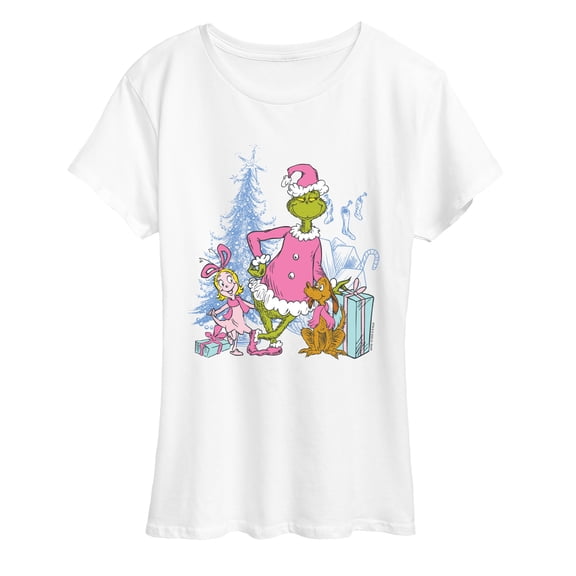 Dr. Seuss - Grinch Max and Cindy Lou - Women's Short Sleeve Graphic T-shirt