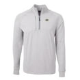thumbnail image 2 of Men's Cutter & Buck  Heather Gray Green Bay Packers  Big & Tall Adapt Eco Knit Quarter-Zip Pullover Top, 2 of 3