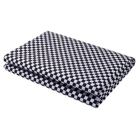 59×79 Inch Black and White Striped Fabric Polycotton Fabric Checkered Pattern Clothing Accessories for DIY Crafts Sewing Upholstery Home Decor