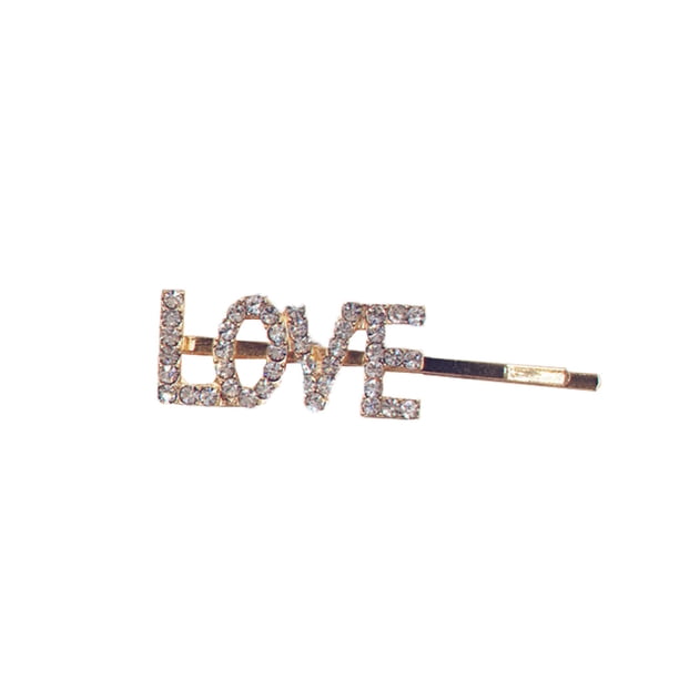 Minnieouse Alfileres de aleación, Clip portátil para la cabeza, regalo encantador, herramientas decorativas de estilo multifuncional para bebés, mujeres, Ropa, zapatos y accesorios Miscelánea AMOR Minnieouse AP009343-01