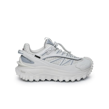 

Moncler Woman White Leather Blend Sneakers