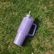 thumbnail image 3 of Custom 40 oz Tumbler With Handle Lid and Straw Insulated Rainbow Paint Stainless Steel Travel Mug Iced Coffee Cup Car Travel Mug, 3 of 5