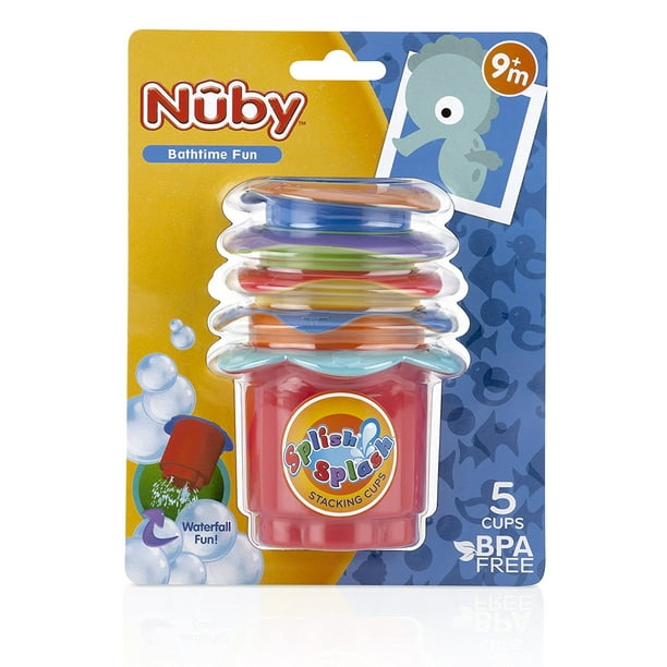 Nuby Splish Splash 5 Piece Stacking Cups Walmart
