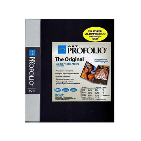 UPC: 0804551863516 | Itoya Art Profolio Storage/Display Book 8 In. X 10 In. 24 [Pack Of 2]