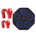 thumbnail image 3 of Almohadilla de boxeo para el hogar, entrenamiento de respuesta con música, montado en la pared, entrenador de boxeo inteligente para Taekwondo Kickboxing Sanda Guantes para niños y adultos, 3 of 8