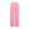 thumbnail image 6 of FAIWAD Kids Girls Wide Leg Sweatpants High Waisted Drawstring Baggy Pants Casual Athletic Joggers Sweat Pants, 6 of 8