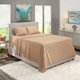 thumbnail image 2 of Nestl Extra Deep Pocket 4-Piece Bed Sheets Set , 18"-24" Super Deep Fitted Sheet, 2 of 7