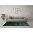 thumbnail image 3 of Ahgly Company Indoor Round Persian Light Blue Traditional Area Rugs, 4' Round, 3 of 4