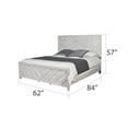 thumbnail image 5 of Modern Gray Queen 4pc Bedroom Furniture, Wood Construction, With Bed, 6 Chest, Mirror & 2 Nightstand Style , Wood, Contains Dresser, And, 5 of 5