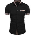 thumbnail image 4 of SAYOO Camisas casuales de verano para hombres SAYOO  moda, 4 of 7