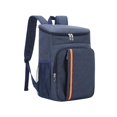 thumbnail image 4 of Bolsa de picnic al aire libre, mochila aislada, bolsa de almuerzo aislada de tela Oxford impermeable a prueba de fugas para picnic senderismo, camping Azul oscuro DYNWAVEMX Bolsas de almuerzo, 4 of 8